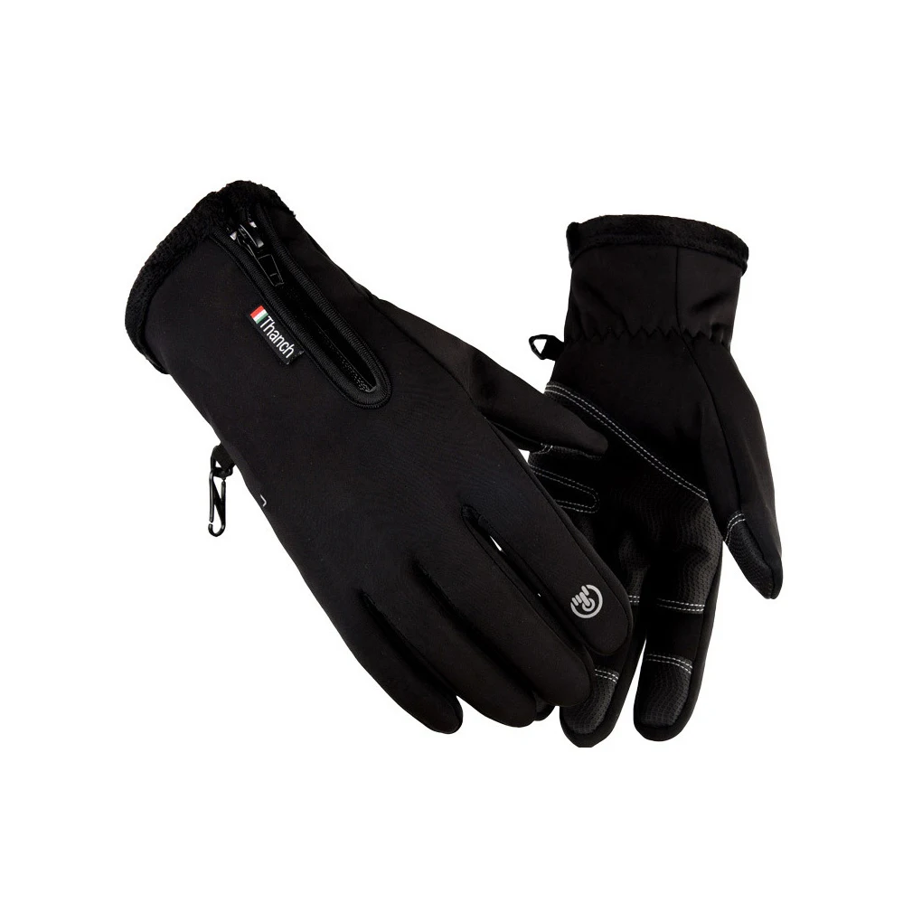 

1 Pair Camping Hiking Women Men Portable Warm Glove Skiing Cycling Windproof Touch Screen Velvet Gloves Clothing Accessories M