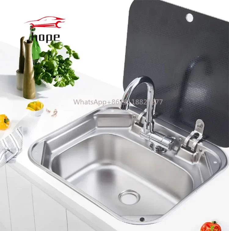 Столешница с крышкой из закаленного стекла влагостойкая и удобная в