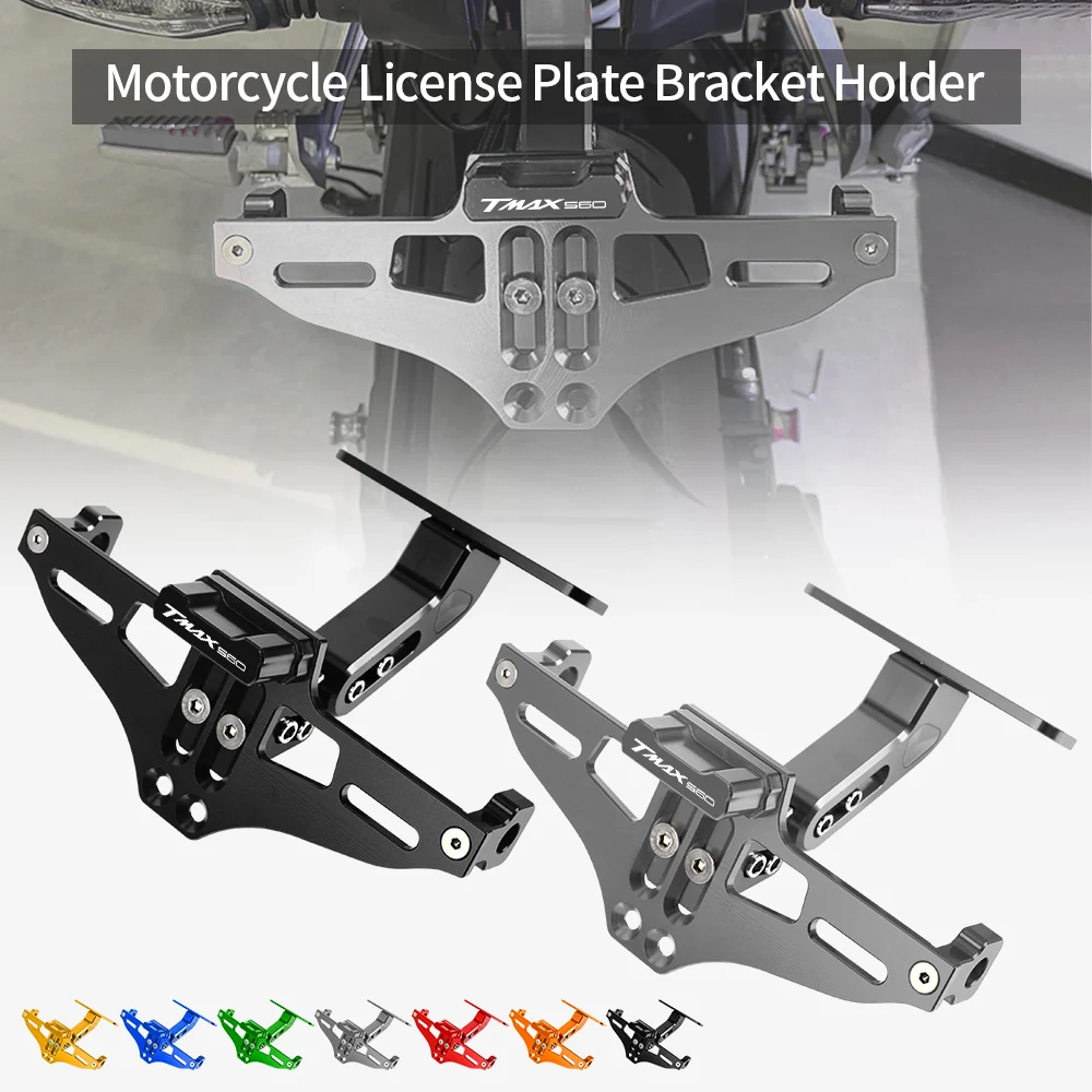 

For YAMAHA T-MAX TMAX 560 T max 560 T-Max560 TMAX560 2020 2021 2022 Adjustable Tail Tidy License Plate Holder With Led Light