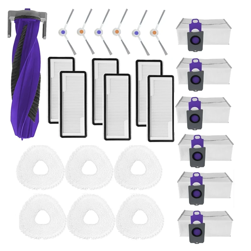 25 шт. комплекты аксессуаров для пылесоса Narwal Freo Z Ultra сменный ролик боковая щетка