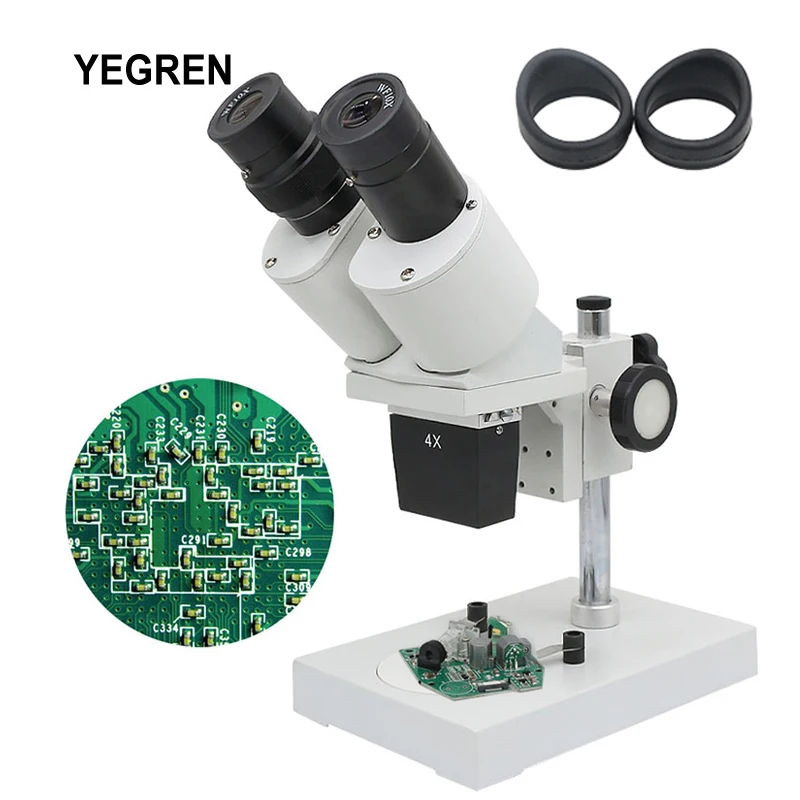 Бинокулярный стереомикроскоп для ремонта смартфонов и проверки печатных плат с