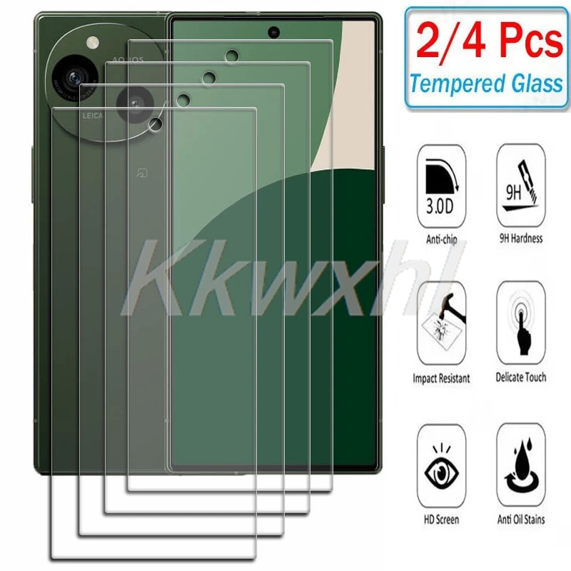 Фото 2-4 шт. закаленное стекло 9H для Sharp Aquos R9 R10 6,5 дюйма, AquosR9, AquosR10, SharpAquosR9, SharpAquosR10, защитная пленка для экрана №1