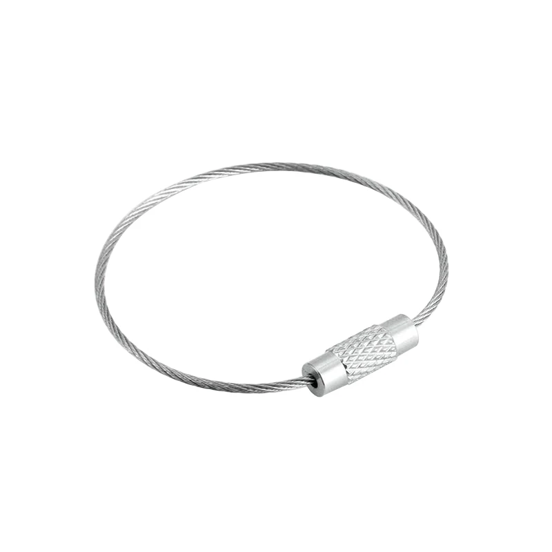 10 шт., брелок для ключей, 15 см, из нержавеющей стали