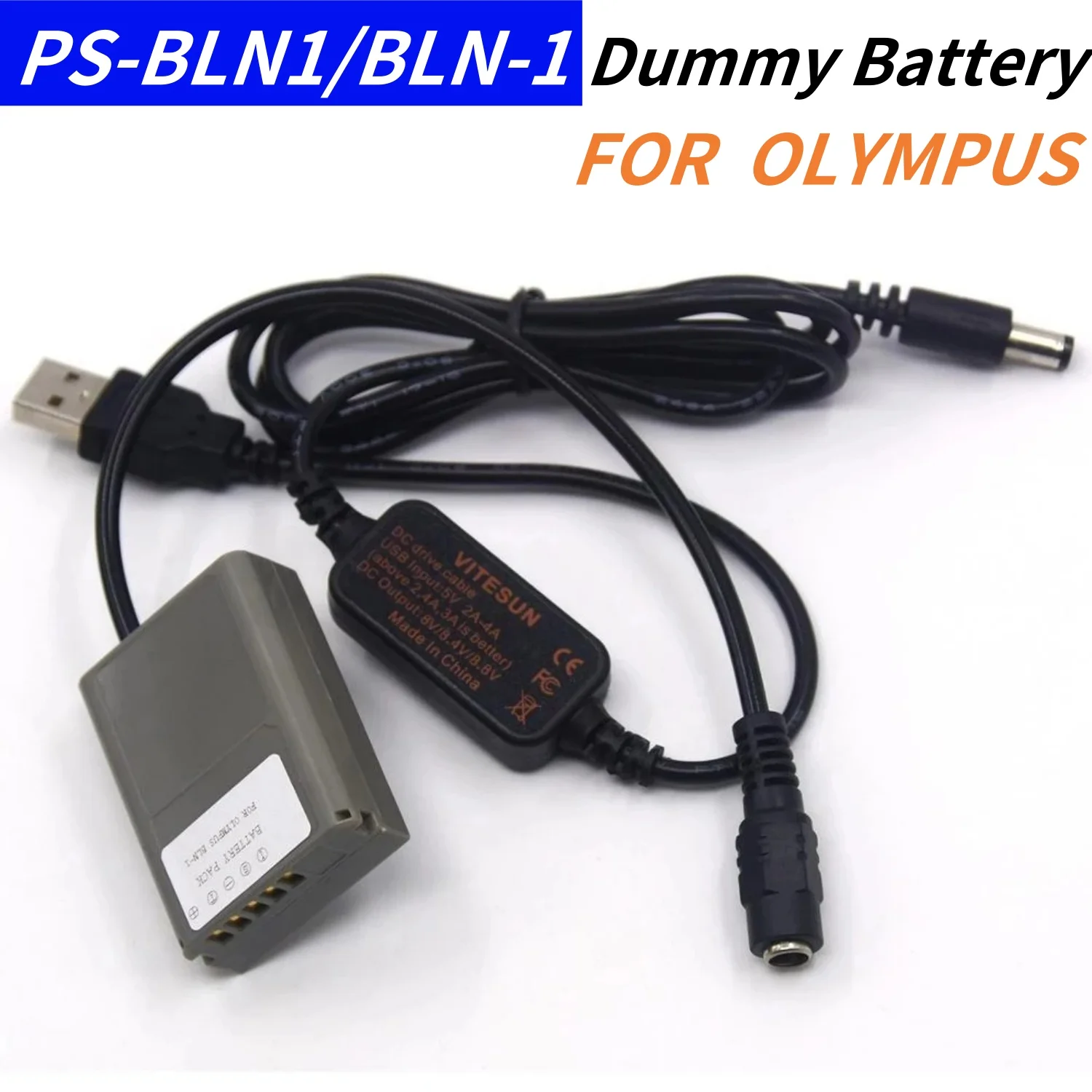 Модельный аккумулятор PS - BLN 1 Связь постоянного тока + кабель USB для камеры OM D E M5 II 2