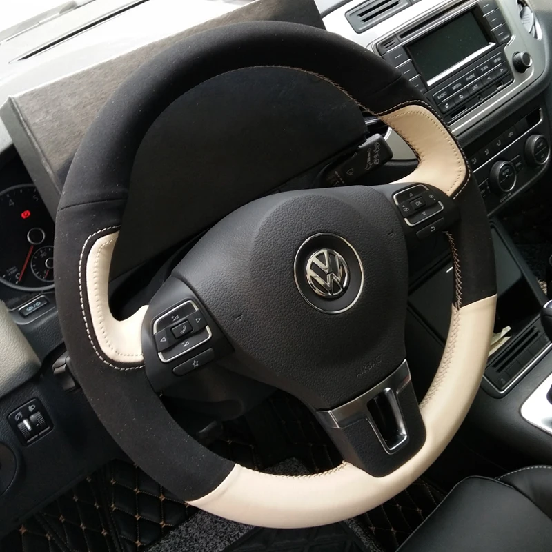 

Сделай Сам вышитая вручную замша кожа искусственная кожа для Volkswagen Lavida Lamando Magotan Bora Teramont Tiguan Sagitar, Golf 7