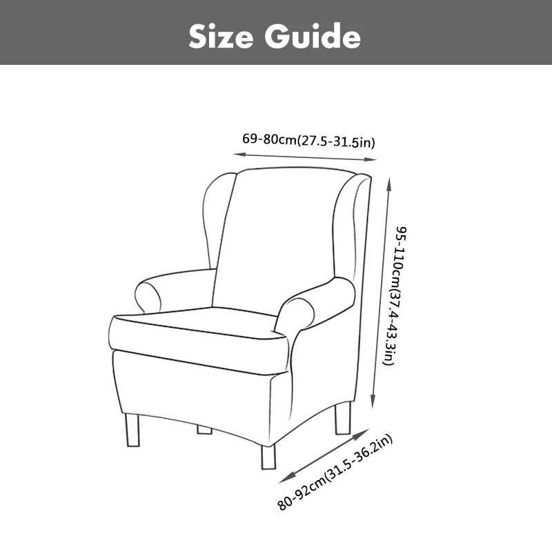 Чехол для кресла водоотталкивающий полноразмерный дивана гостиной | Дом и сад