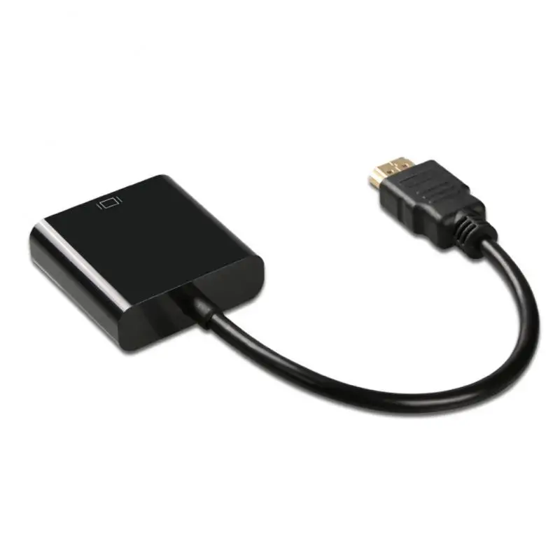 

Hd 1080p -compatible To Vga Cable Portable -compatible Adapter With Power Supply Laptop Accessories With Audio Converter