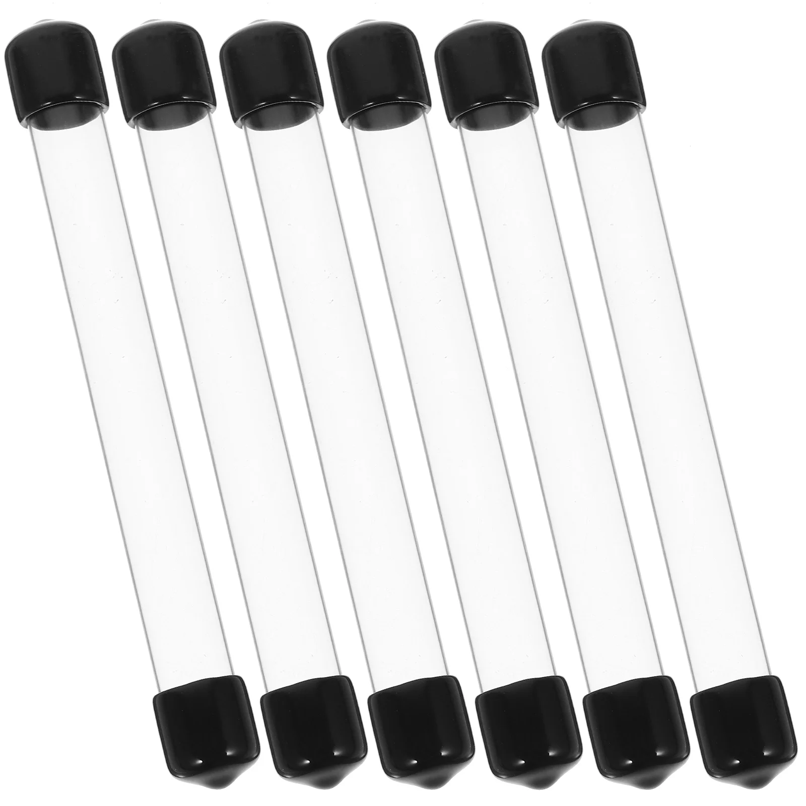 6-шт. Трубка из агарового дерева прозрачная пластиковая круглая трубка для