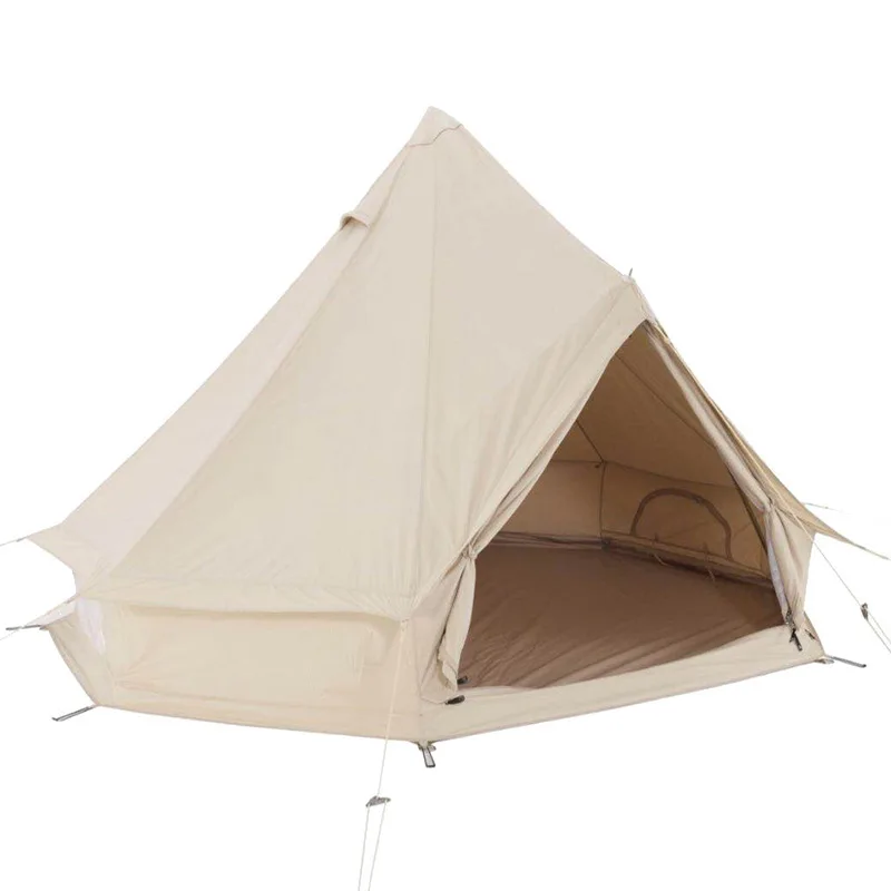 

Yurt tent Netflix outdoor cotton camping Indian light luxury camping campsite double-decker tent