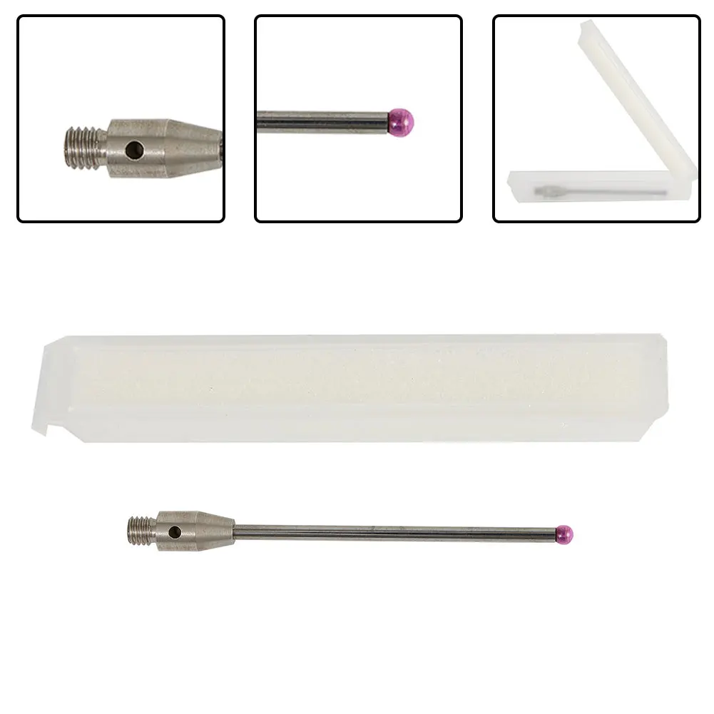 

Внутренний наружный зонд Stylus CMM Thread Touch Tungsten Steel 2 мм 40 мм в длину A-5003-0053 Ball индикатор M3