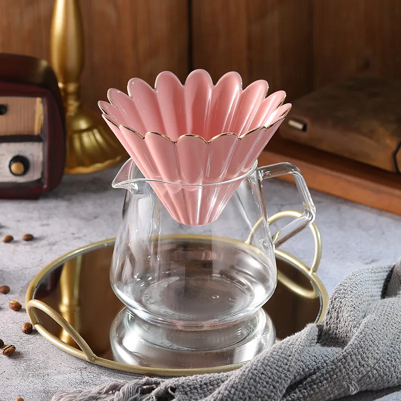 

Синий керамический многоразовый фильтр для кофе V60, ручная чашка-фильтр для оригами, чашка-фильтр для кофе ручной работы, несколько цветов