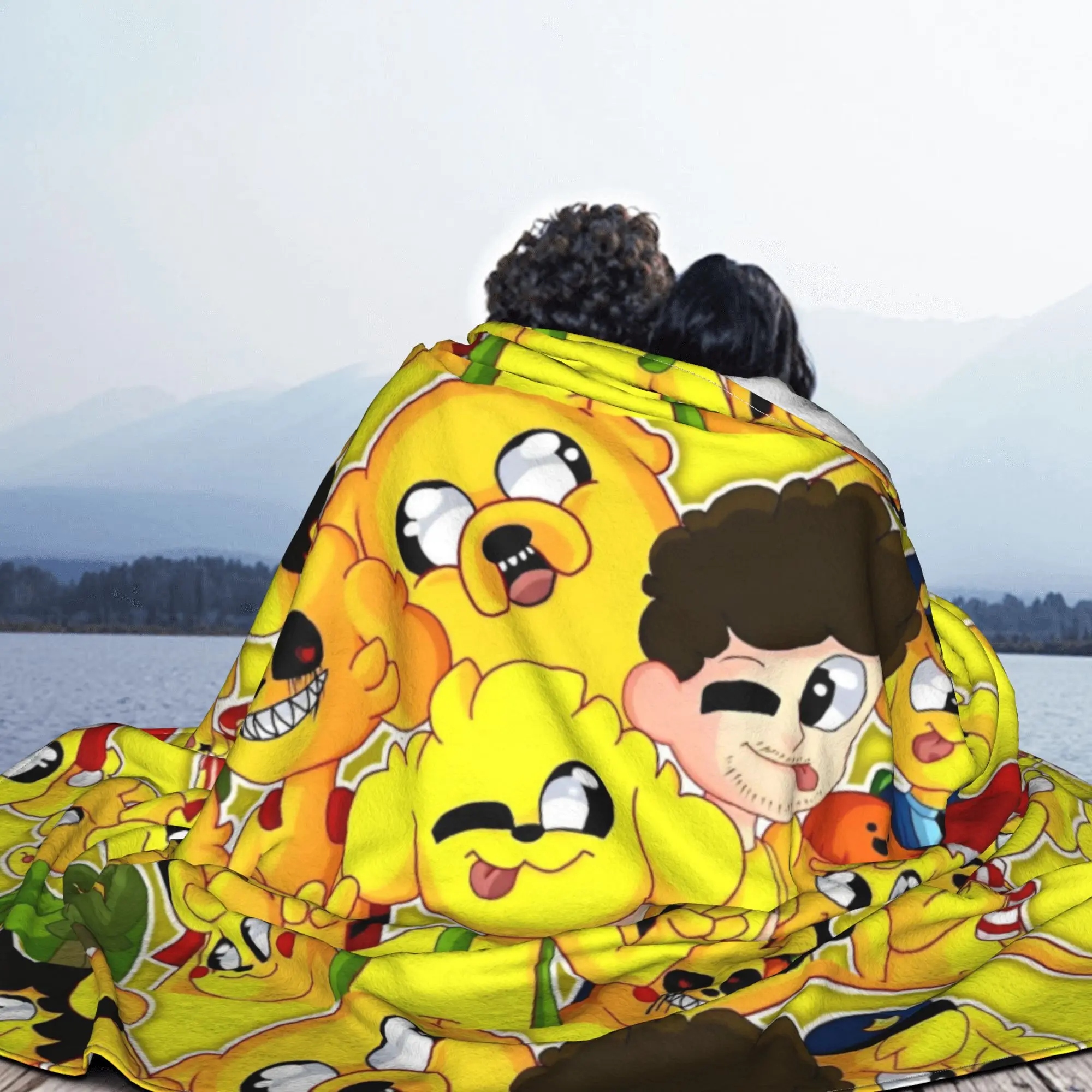 Mikecracks мультяшное коралловое флисовое плюшевое одеяло для кровати автомобиля