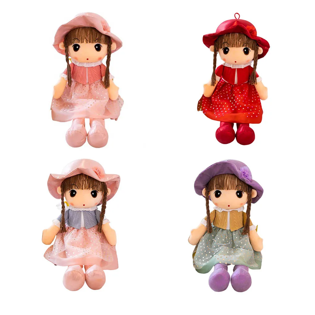 

Stuffed Dolls Plush Toy Portable Wedding Rag Doll Sweat Girl Model Toy