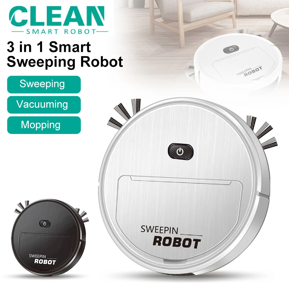 

3 In 1 Robot Vacuum Cleaner Intelligent Sweeping Robot Home Wireless Electric Vacuum Cleaner Household Cleaning Machine