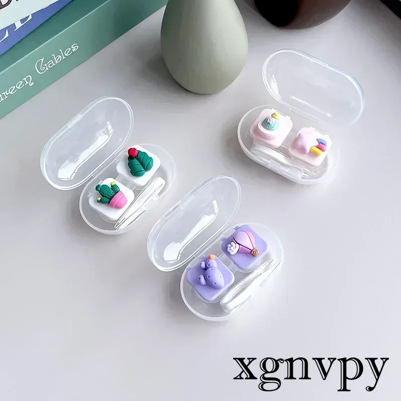 Чехол Xgnvpy для контактных линз компактный мини-раскладушка контейнер хранения