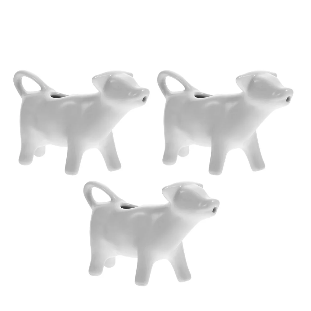 

Creamer Pitcherceramic Jug Sauce Mini Coffee Syrup Cup Cow Small Pourer Dispenser Gravyhandle Porcelain Animal Tea Cream Serving