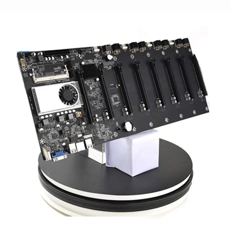 

T37 8gpu motherboard 8 pcie GPU 847 1037u DDR3 onboard processor Mainboards support RTX 3070 3080 3090 gpu