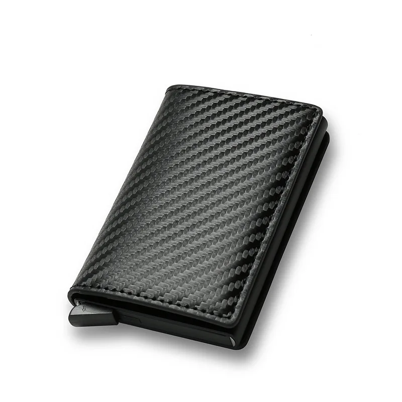 

Carbon Fiber Men's Wallet Card Holder Men's Money Fashion Bag Short Foreign Trade Multifunctional Wallet Wallet