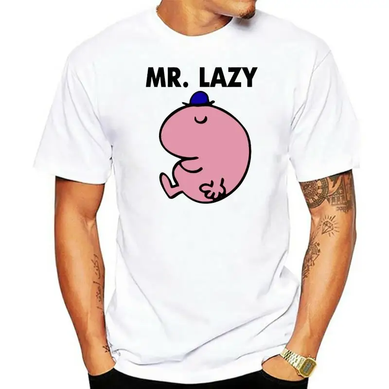 

Мужская футболка с надписью MR. LAZY MR. Men, женская и Мужская футболка