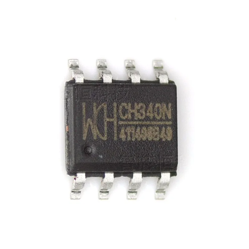 

10PCS Original Authentic CH340N CH330N SOP-8 USB To Serial Port Chip Built-in Crystal Oscillator