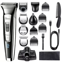 all in one grooming kit electric shaver for men beard hair trimmer body shaving machine facial washable razor rechargeable