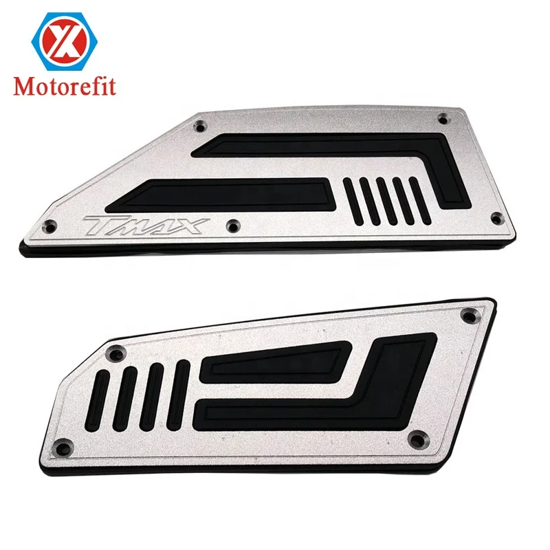 

Motorcycle Footboard Steps Motorbike Foot Footrest Pegs Plate Pads For Yamaha TMAX 530 2012 2013 2014 2015 2016