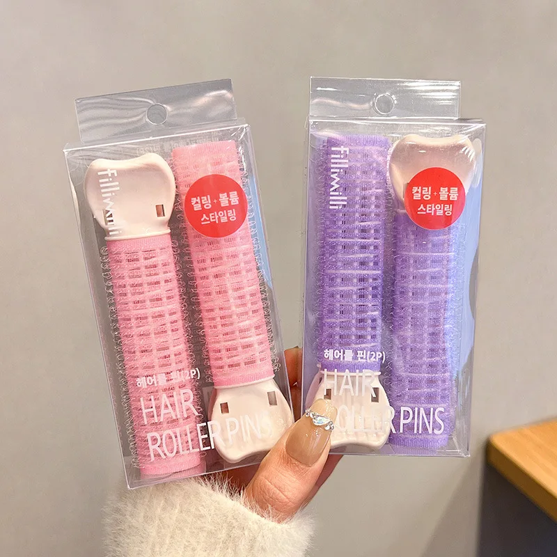 

2 шт. натуральные пушистые заколки для завивки челки многоразовые заколки для корней волос для женщин и девочек Портативные Инструменты для...