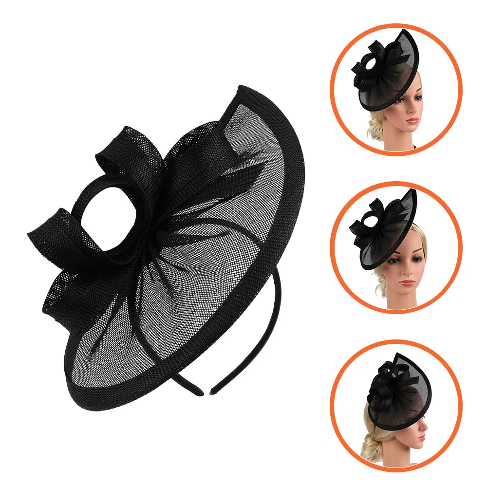 

Bridal Headpieces Wedding Cocktail Party Hat Women's Fashion Headbands Fascinator Headdress Woman's