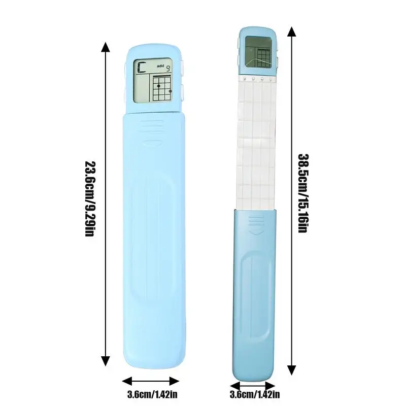 Цифровой тренажер для гитарных аккордов инструмент тренировки укулеле с