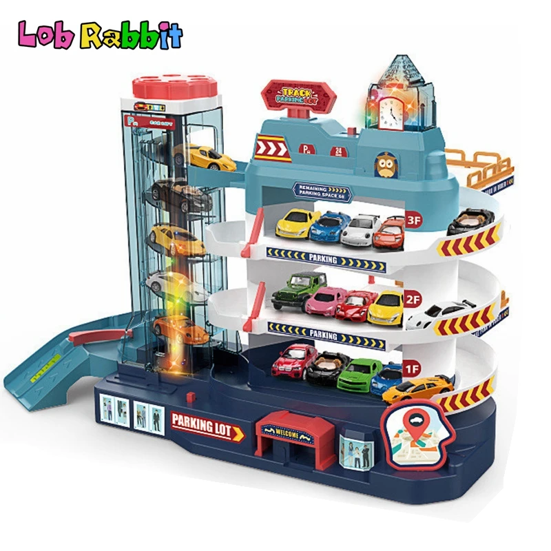 

Children Car Track Parking Building Dinosaur Tracks Road Vehicle Toy Kids Big Adventure Game Interactive Educational Toys Gifts