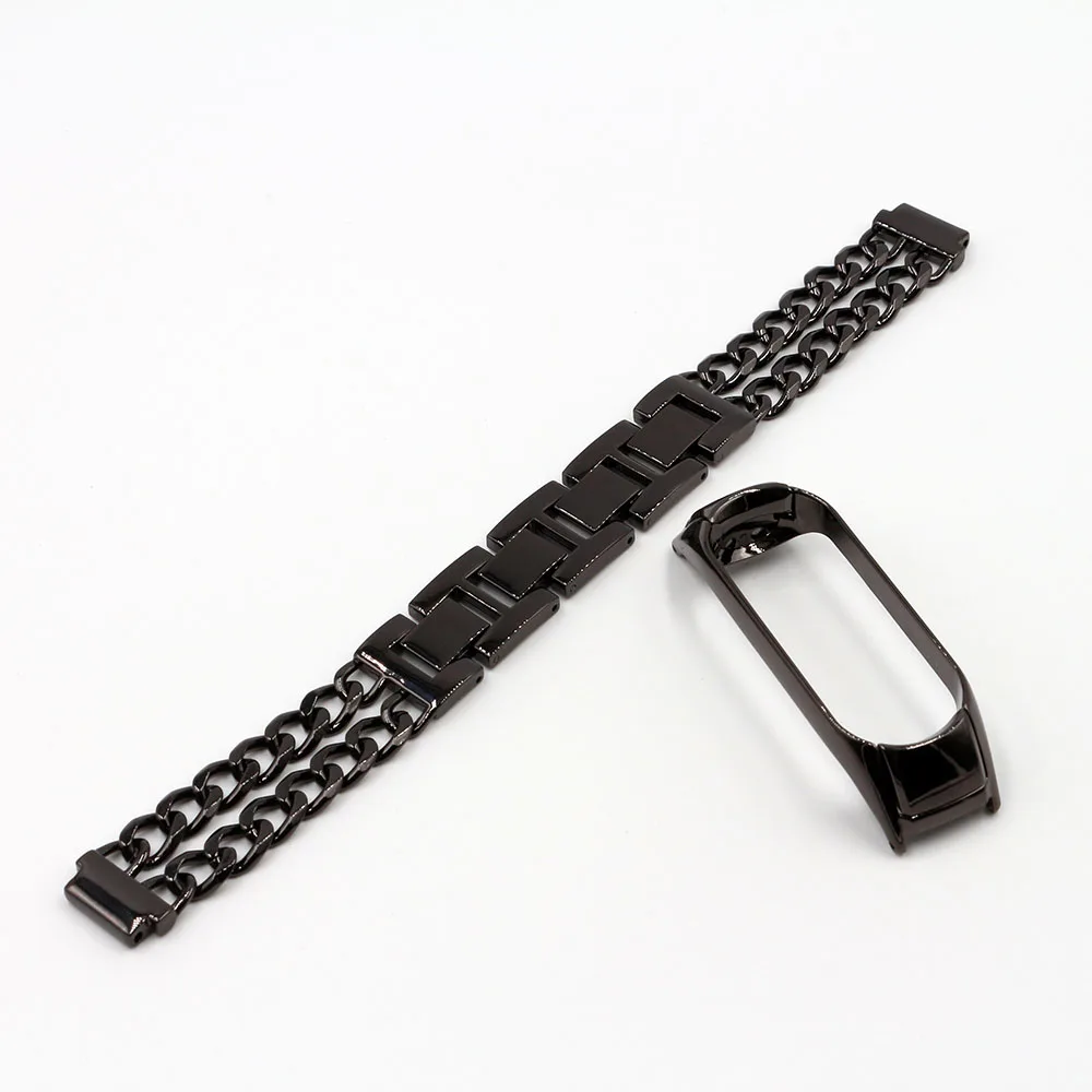 

Chain Adjustable Bracelet for Mi Band 5 6 7 Wristband Replacement for Xiaomi Mi Band 3 Miband 4 Strap Watchband for Women Men
