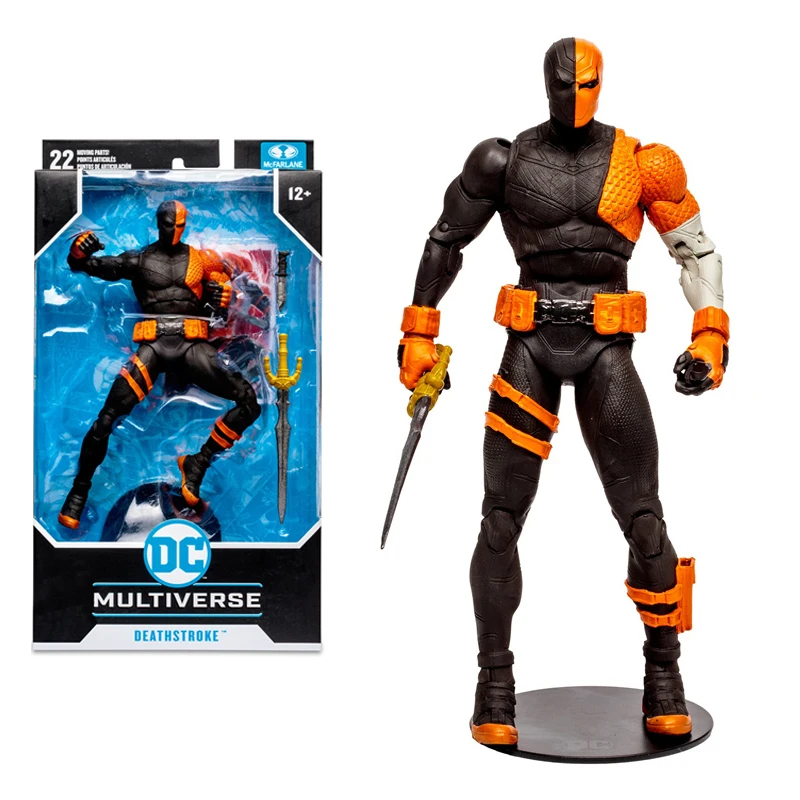 Original McFarlane Toys DC Multiverse 7-inch Deathstroke (DC Rebirth) Action Figure Model Collectible Toy Birthday Gift