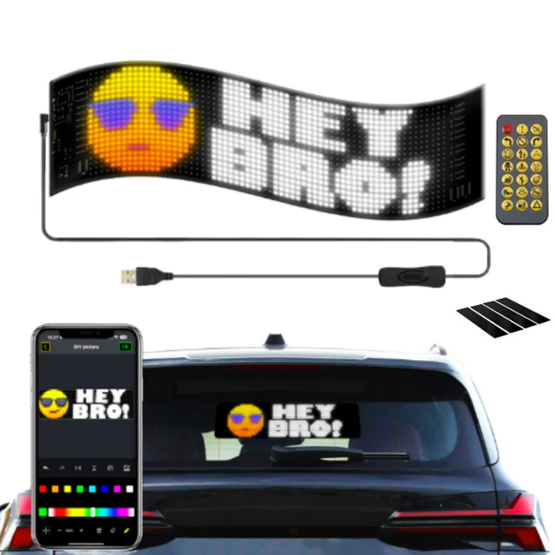 Прокручивающийся рекламный телефон дисплей Bluetooth управление через приложение