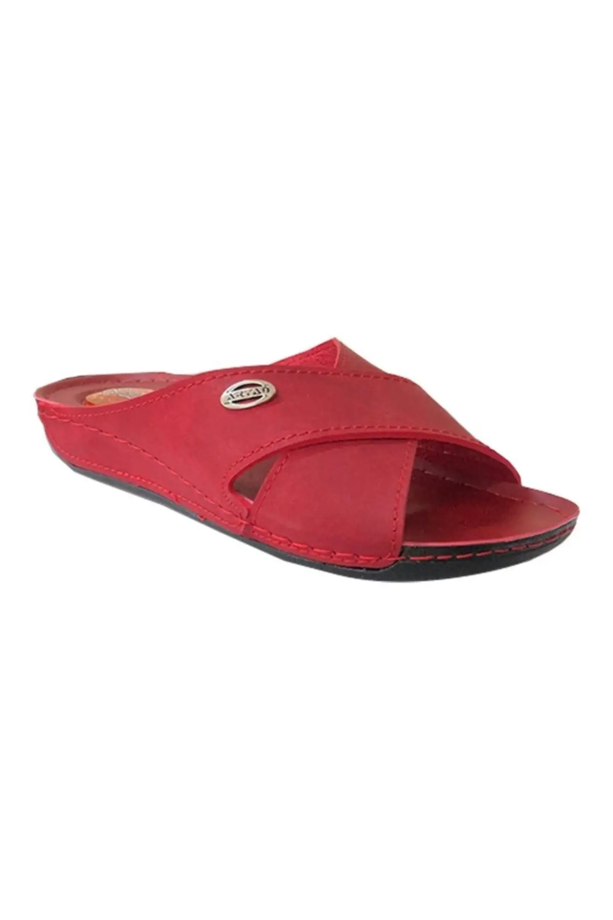 

08-086 red Women Jelli Casual Slippers