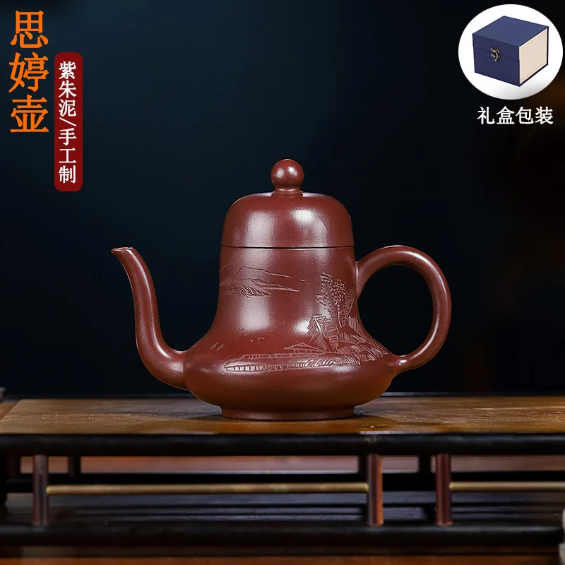 Высококачественный фиолетовый песочный горшок Yixing глиняный чайник ручной
