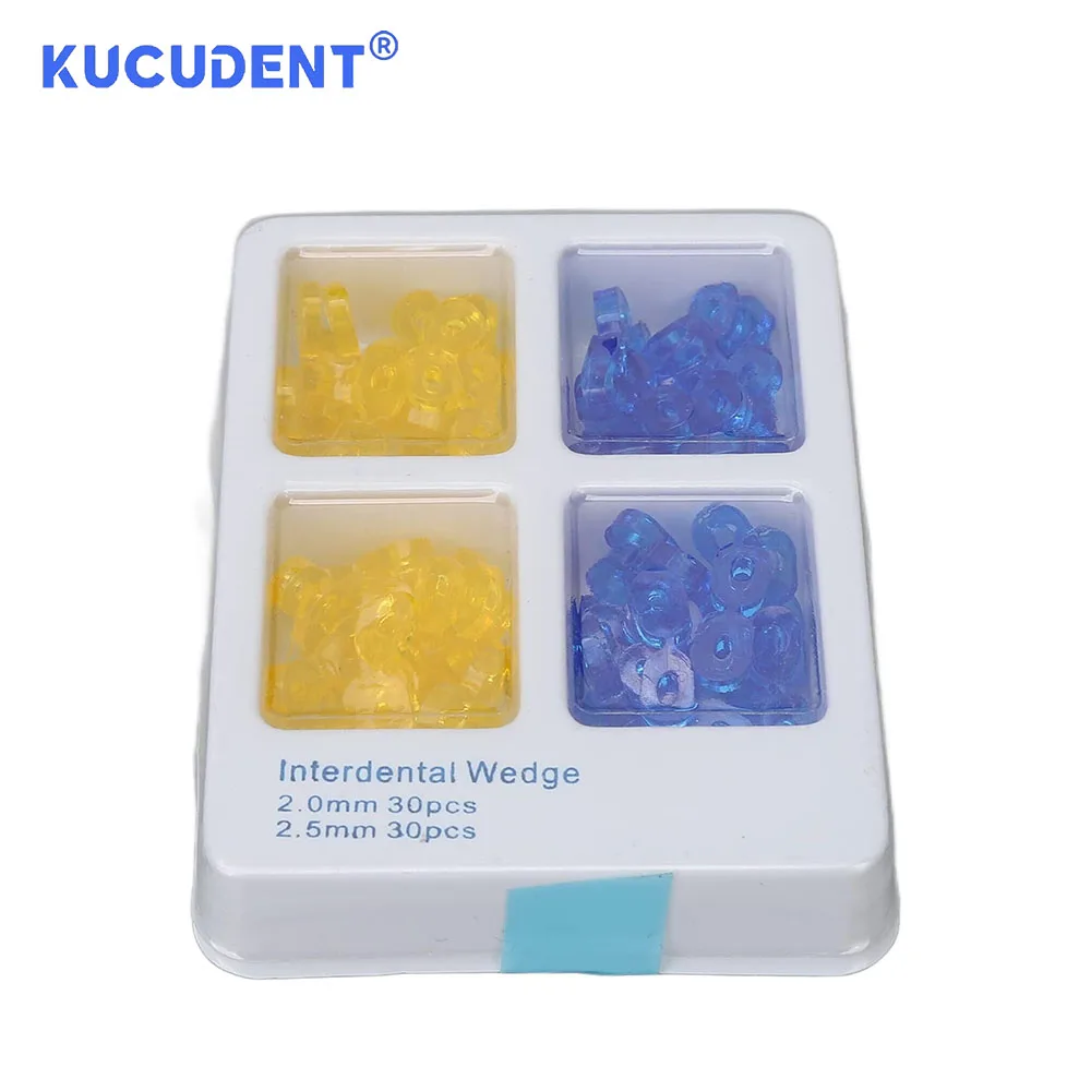 KUCUDENT 60 шт. стоматологический межзубный клин сепаратор зубов эластичные