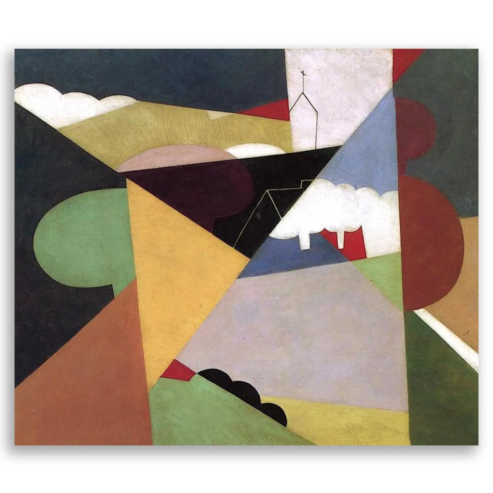 Абстрактный постер настенное искусство на холсте кубизма Репродукция известных