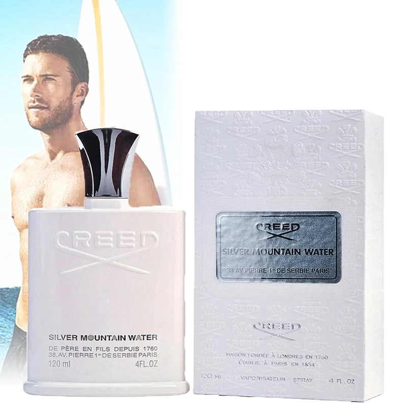 

Free Shipping To The US In 3-7 Days High Quality Original Brand Creed Silver Mountain Water Parfume Men Long Lasting Spray