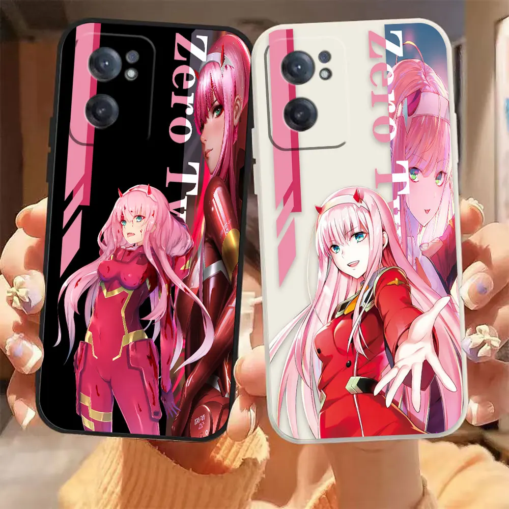 

Darling in the FranXX 02 Zero Two Phone Case For Oneplus 11 10 9 9R 9RT 8 8T 7 7T ACE 2 2V NORD CE 2 Lite Pro Case Funda Shell