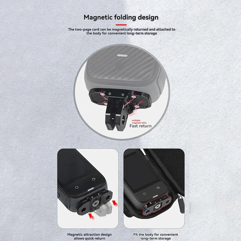 Для Insta360 X4 Gopro13 алюминий 1/4 магнитное основание крепление адаптер для штатива