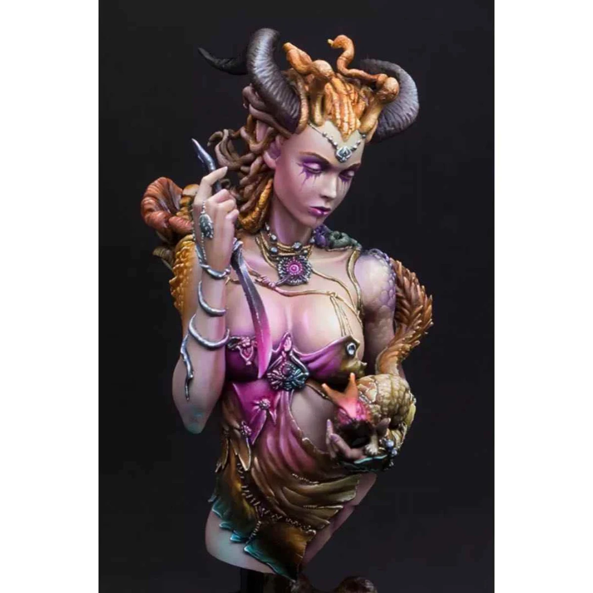 Неокрашенная фигурка МEEKLION MODEL 1/12 бюст фэнтези