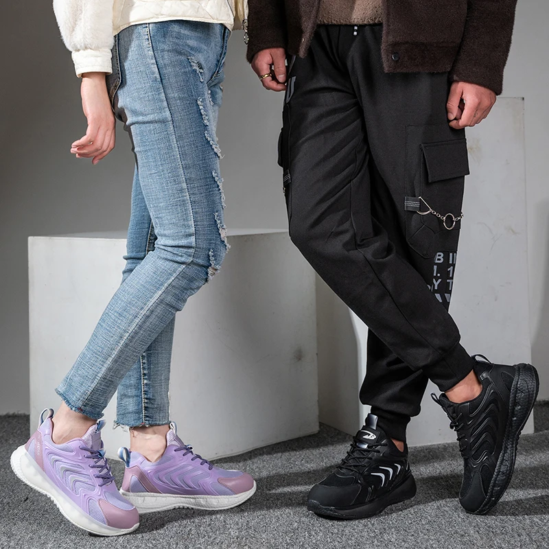 Dian Sen 2023 New Women Work Non Slip Safety Shoes Light Breathable Sneaker Platform Female Sports Shoes Boots Sneakers