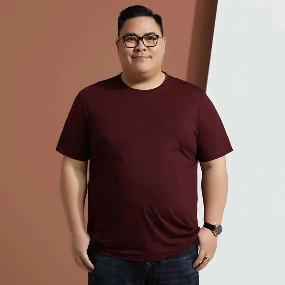 Футболка мужская оверсайз с коротким рукавом и круглым вырезом размеры 8XL 10XL |