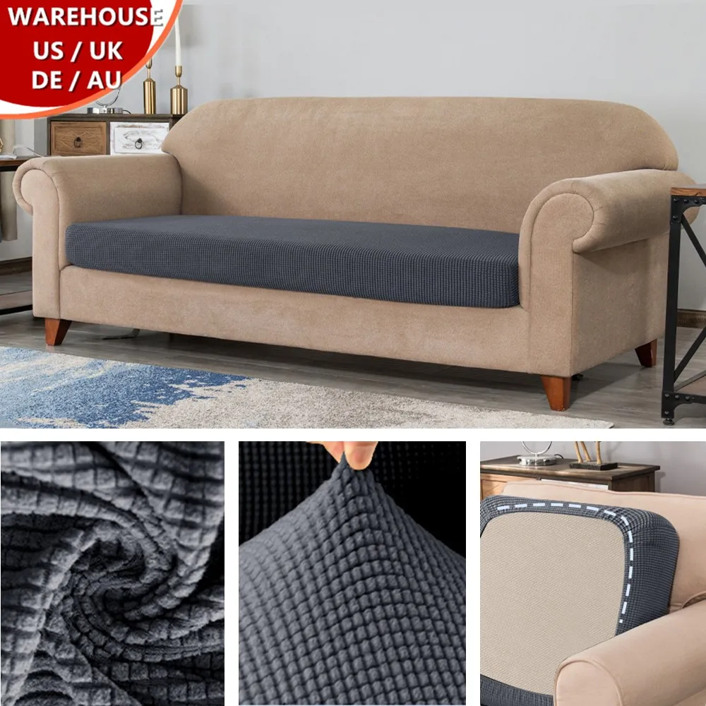 

Yeahmart Stretch Jacquard Cushion Cover Couch Slipcover Chair Loveseat Sofa Seat Covers Spandex Elastic Furniture Protector