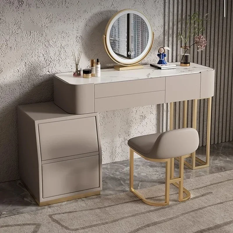 Стеклянная мебель для туалетного столика роскошный органайзер ювелирных