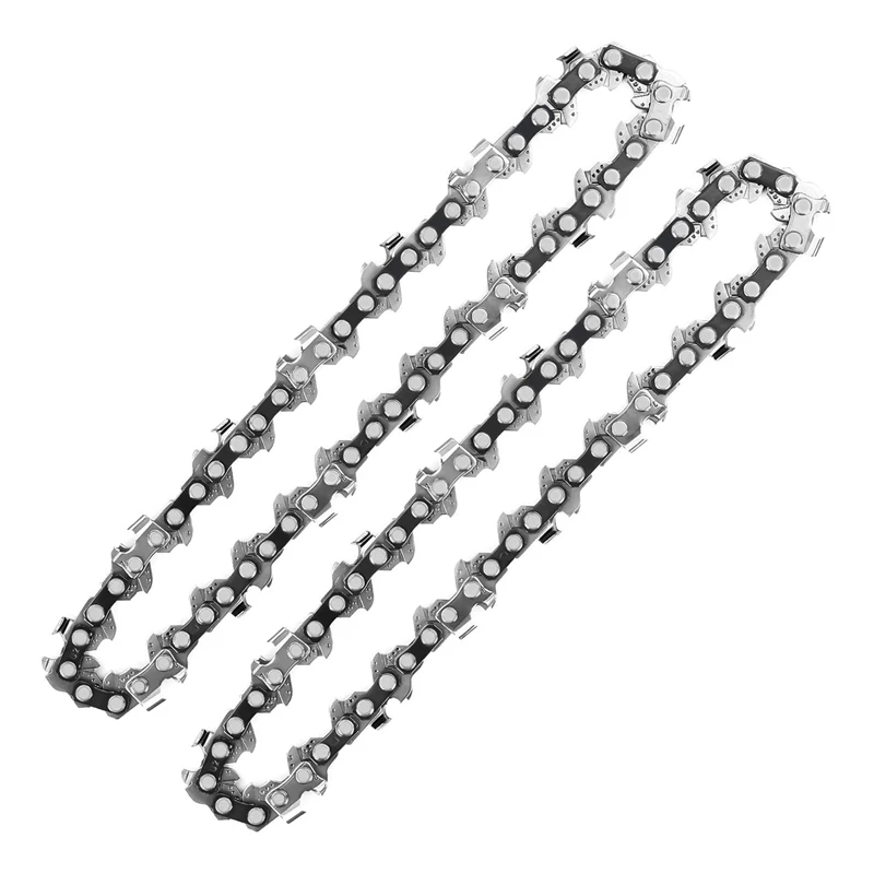 2Pcs 4-Inch 1/4Inch Guide Saw Chain Mini Chainsaw For 4 Inch Cordless Electric Protable Battery Handheld