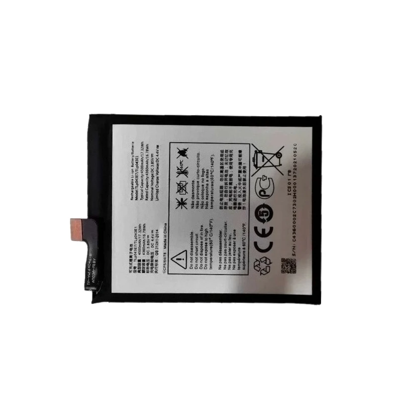 Новый аккумулятор для мобильного телефона TLP043E7 TLP043E1 TLP043F1 3.85V 4500mAh для TCL 10 5G UW, для Alcatel T790H T790S T790W T790Y T790Z. (art.: 3920dd0af3665) - 3920dd0af3665
