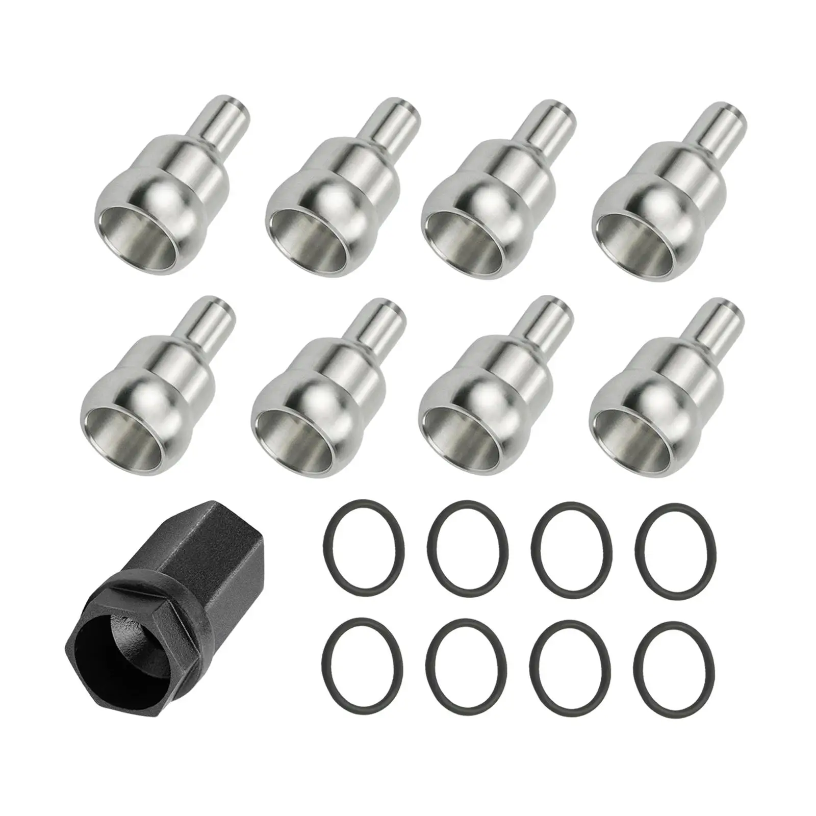 

Nipple Cup Kit Leakproof 8x Nipples 8x Seals Fit for Ford 6.0L
