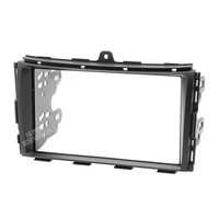 2 din audio frame radio fascia panel is suitable for 2014 2016 emgrand ec7 install facia console bezel adapter plate trim cover