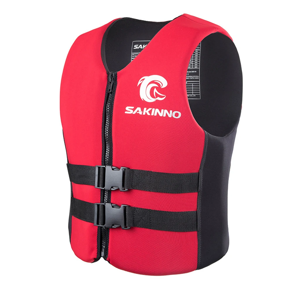 

Neoprene Drifting Safety Vest Warm Water Sports Life Jacket Wear-resistant Soft Safe Multipurpose for Swimming Sea Fishing